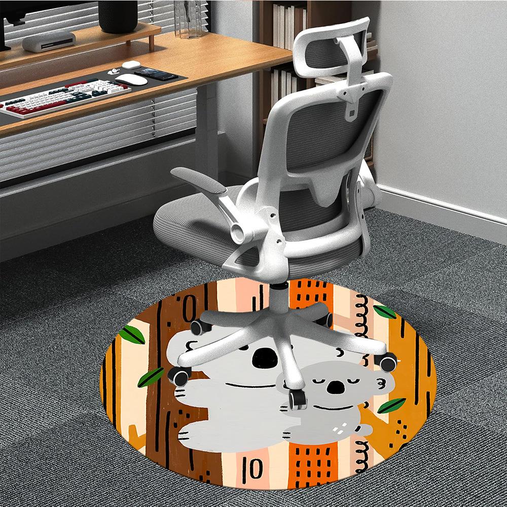 

1pc Koala Chair Carpet for Office, Perfect for Office, Holiday Party Decoration Choice yy260314014 80cm by 80cm