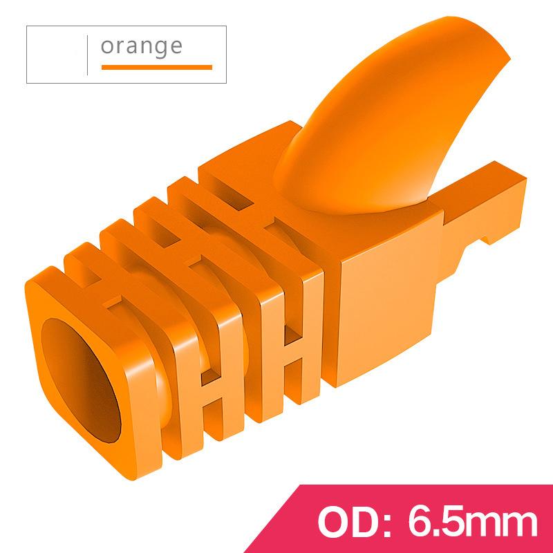 RJ45 CAT6 CAT5e Adapterkappe Ethernet-Netzwerkkabel-Steckerstecker RJ45-Kappen Cat 5 CAT6 Schutzhülle Mehrfarbig