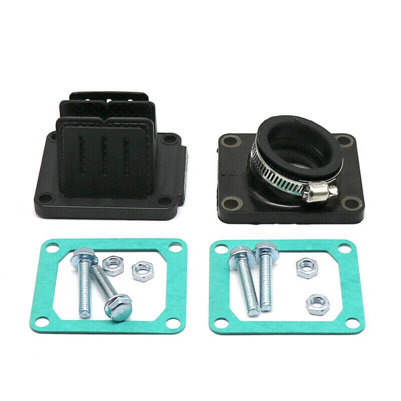Plastic Reed Valve System with Intake Manifold Carbon Fiber Intake Reed Valve for Yamaha YZ85 1993-2020 V4R82A-i