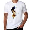 Koszulka T-shirt z komiksową czaszką i błyskawicą Szybkoschnąca Koszulka do sportów outdoorowych