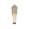 Stone Island Solid Logo Round Neck Short Sleeve T-Shirt Men Tops Green K1S152100039S0013-V0055