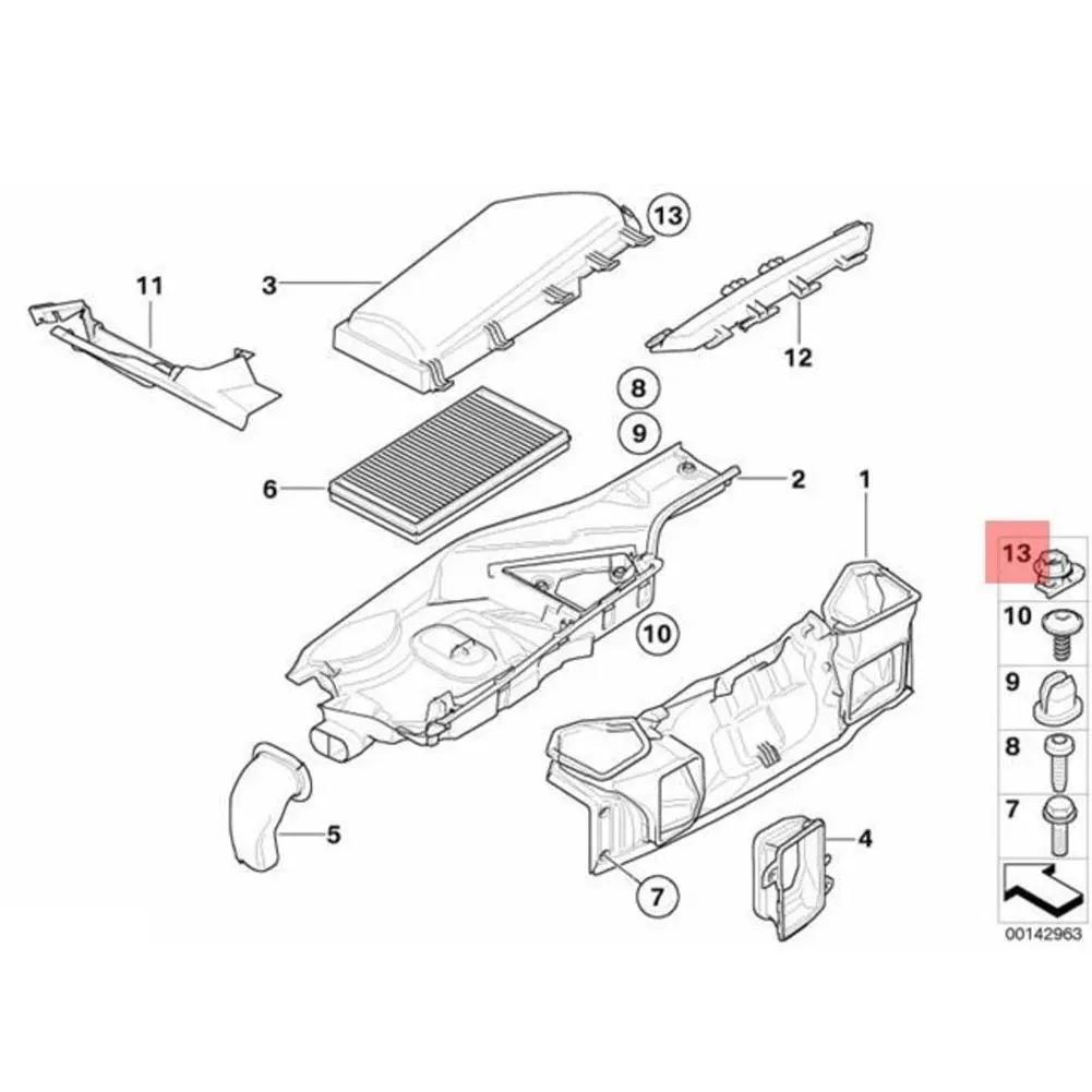 6 Series Rain Collector Cover Car Maintenance Aftermarket Part Easy Installation Non-deformation Design For BMW For E60