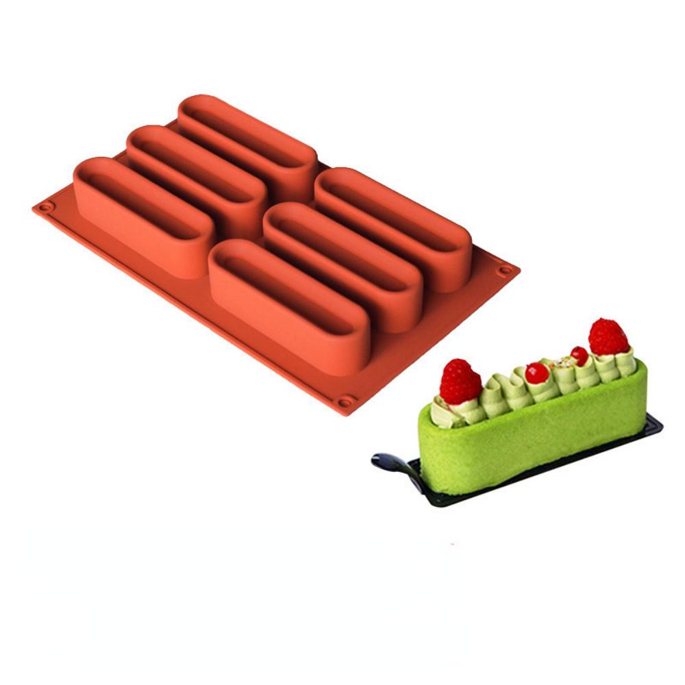 10 Długie Paski Mus Silikonowe Formy Gospodarstwa Domowego Pomocnicze Gotowane Na Parze Ciasto Formy Ciasto Czekoladowe