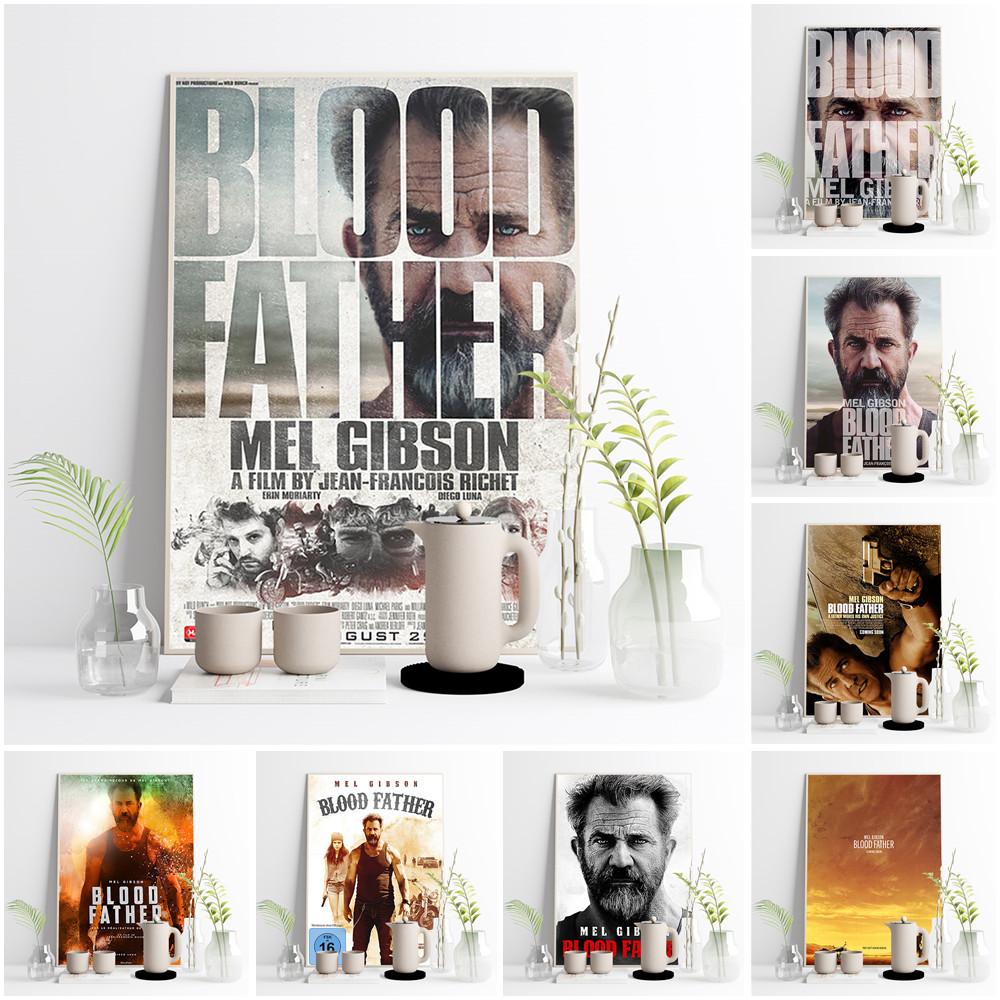 

Кровавый отец Боевик Криминал Пугающий Печать Плакат Фильм Настенная наклейка