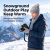 3Pcs/Set Thicken Winter Hat Scarf Gloves Set Warm Scarf Neck Warmer Suit Touchscreen Gloves  Unisex