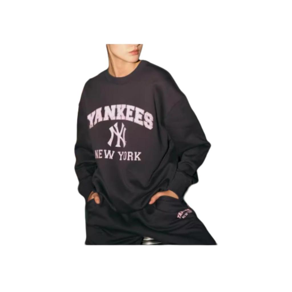 New MLB Sweatshirts Unisex Charcoal Gray 3AMTV0436-50CGS