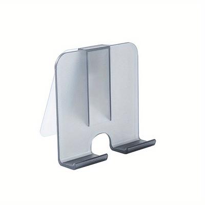 Suporte de Parede Ajustável em ABS para Telefone, Suporte Adesivo Sem Furos com Múltiplos Ângulos de Visão, Durável e Leve, Ideal para Quarto