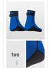 3mm Non-Slip Dive Socks: Wear-Resistant, Thickened, Warm for Winter Swimming, Surfing, Snorkeling, and Wading.