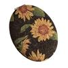 Vintage Floraler Kosmetikspiegel Tragbarer Reise-Doppelseitiger Schminkspiegel Für Damen Mädchen Hohe Klarheit Tasche Handheld Kosmetikspiegel