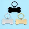 Laser-Engraved Stainless Steel Keychain - Festival Gift Bone Design