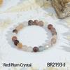 European Multi-Color Faceted Beaded Elastic Bracelet, Stackable Semi-Precious Stone Design