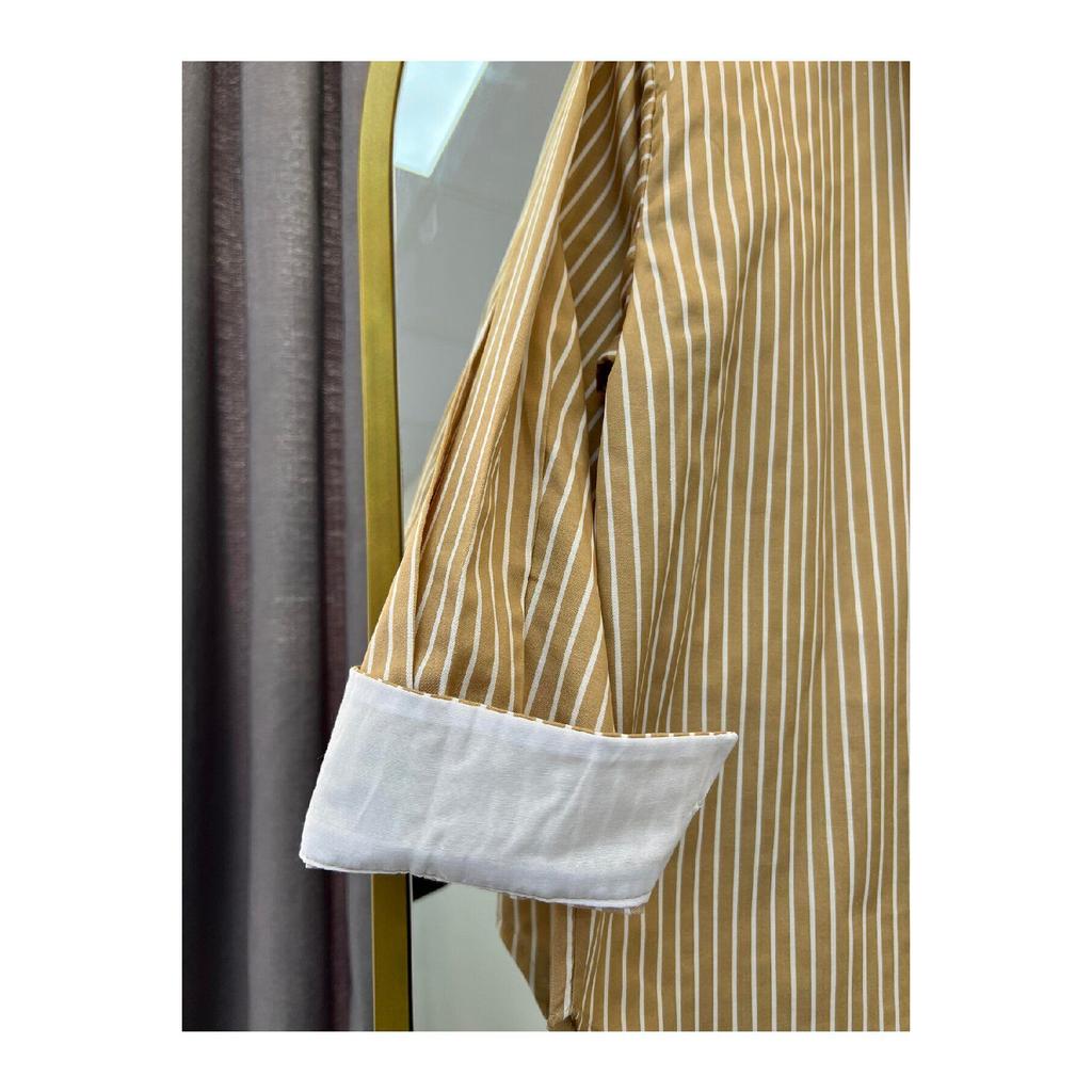 Striped Oversized Women's Shirt
