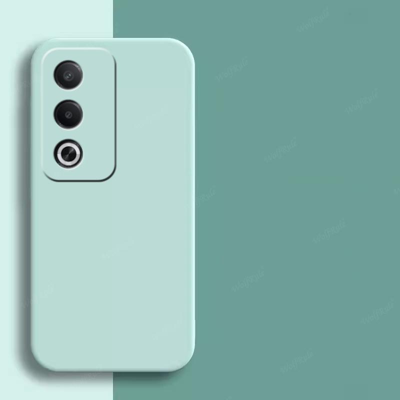 For Cover OPPO A80 5G Case OPPO A80 5G Capas Liquid Silicone Phone Back Bumper TPU Shockproof Soft Fundas OPPO A80 5G