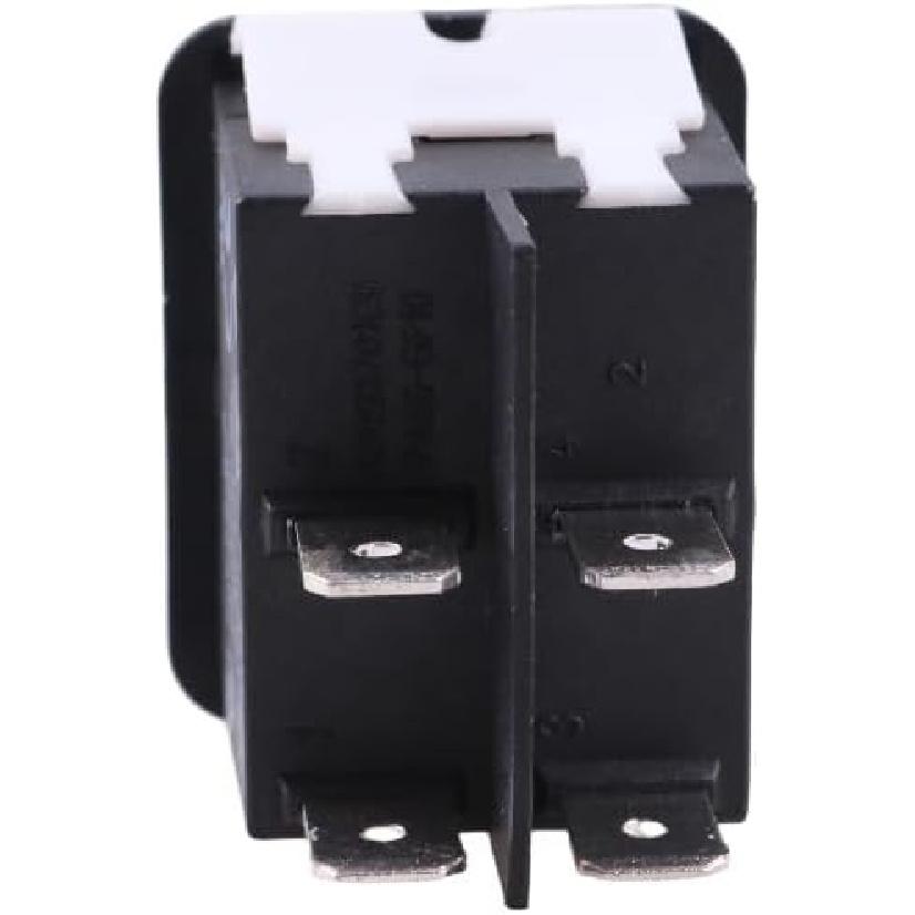 DVPARTS 106066 Rocker on/off switch Compatible with Proteam 106066 Super Coach Black Rectangular 4 Terminals On/Off Switch