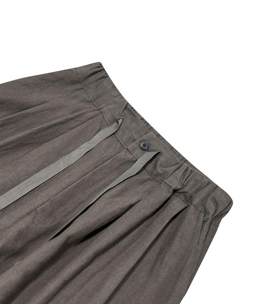 SMITHARMOR Sa Double-Pleat Linen Wide Pants_Sky Blue