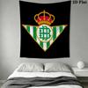 Real Betis Wall Tapestry Aesthetic Wall Hanging Printed Fabric Blanket Decorative Tapestries for Bedroom Living Room Home Decor