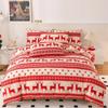 2025 New Christmas Theme Duvet Cover Set Luxury Soft Bedding Set with pillowcase skin-friendly machine washable Room Decor Gift