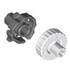 Building Block Wheel Gear 1pair High-tech Clutch Combination MOC Part Compatible with  Block  Accessorie 46835 46834
