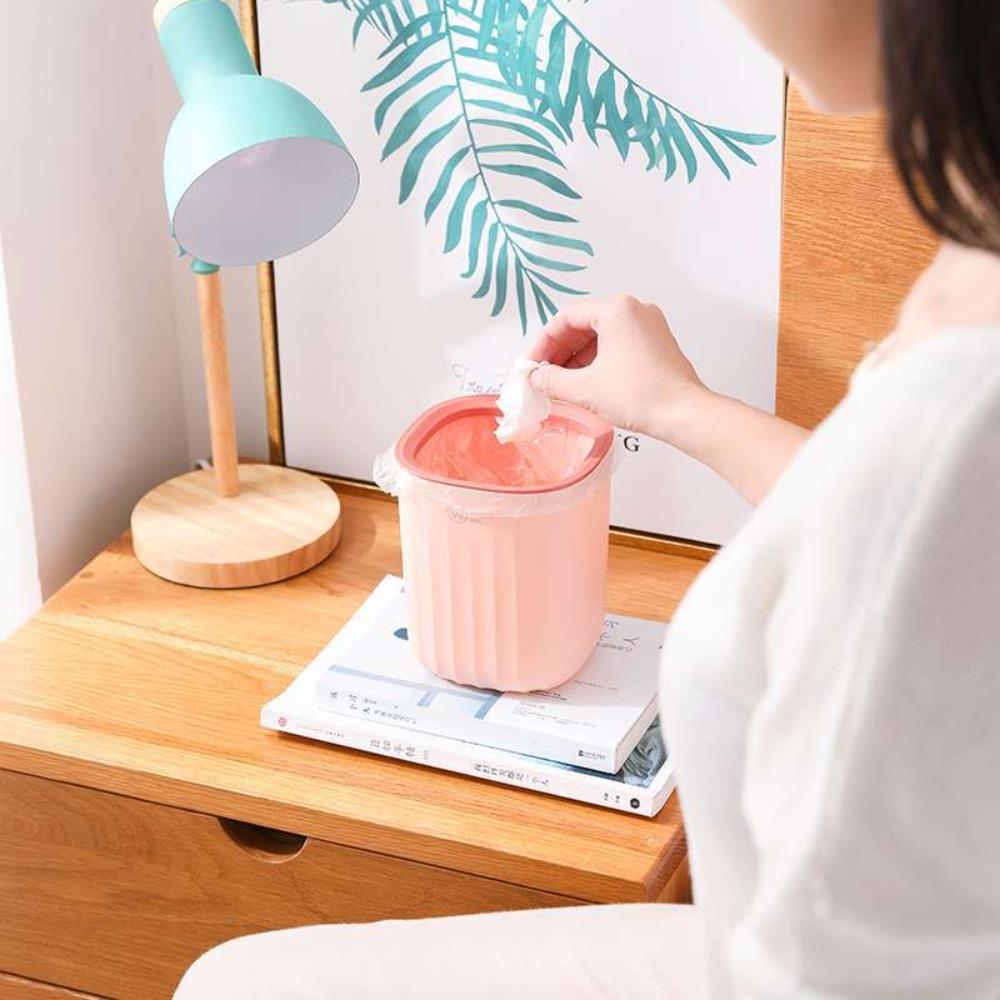 Durable Mini Waste Bin Thickened Garbage Collector Office Supplies Garbage Basket  Bathroom Vanity