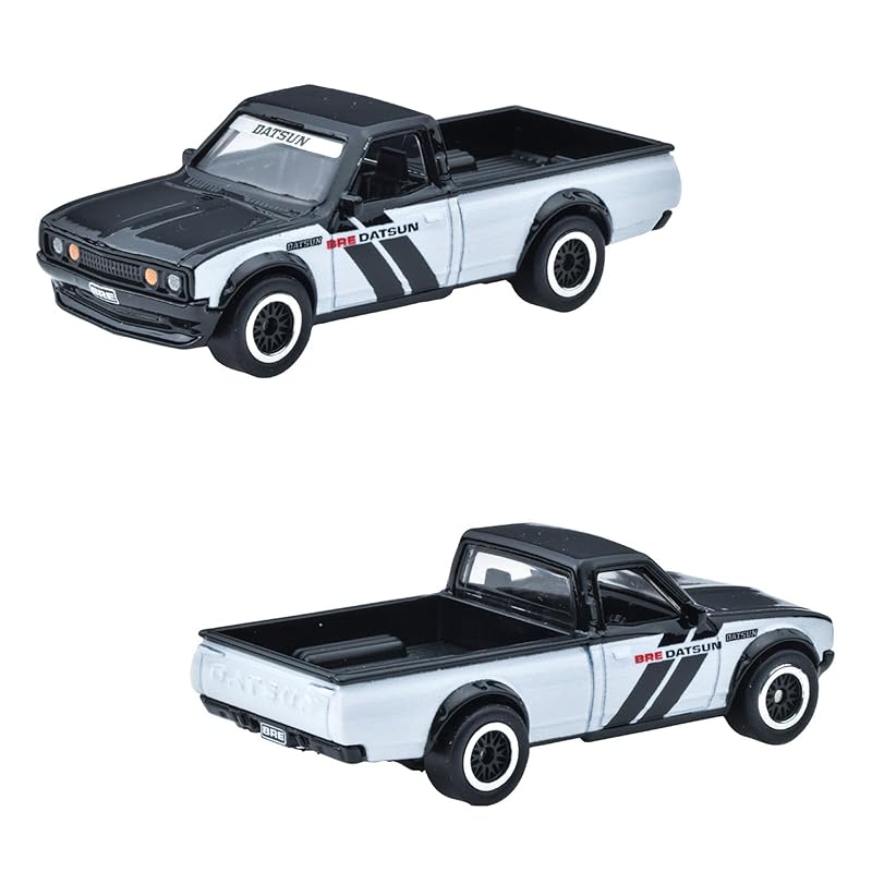 Hot Wheels Wheels) premium collector set - BRE datsun vehicle toys mini car 4 units From 3 years old HRT52