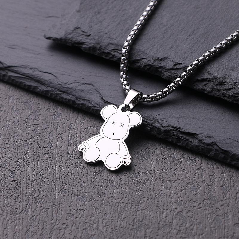 Men's Titanium Steel Hip Hop Pendant Necklace - Trendy, Non-fading Street Style