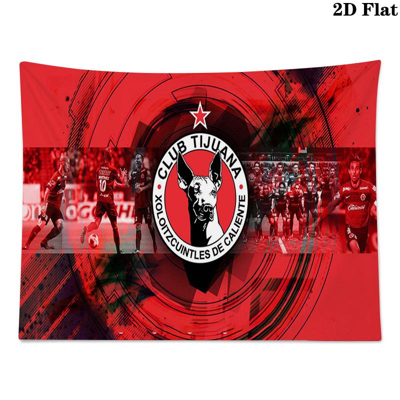 Club Tijuana Logo Wall Tapestry Aesthetic Wall Hanging Printed Fabric Blanket Decorative Tapestries for Bedroom Living Room Home Decor