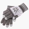Student Unisex Gloves Christmas Snowflakes Gloves Full Fingers Gloves Korean Style Mittens
