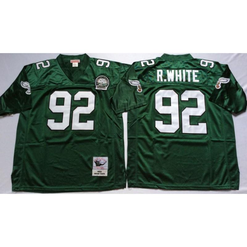 Philadelphia Eagles NFL Legend 12 Vintage Rugby Jersey Embroidered Fan Apparel Men