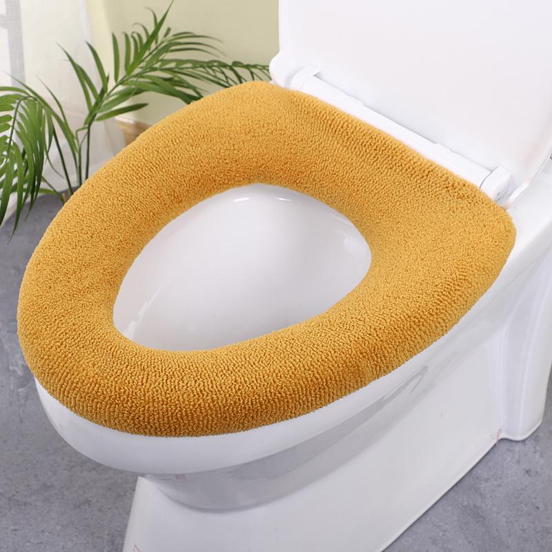 

Творча вишита м яка унітазна накладка універсальна в язана накидка на сидіння для унітазу, яку можна прати, побутова подушка для табурета, плюшевий килимок для унітазу