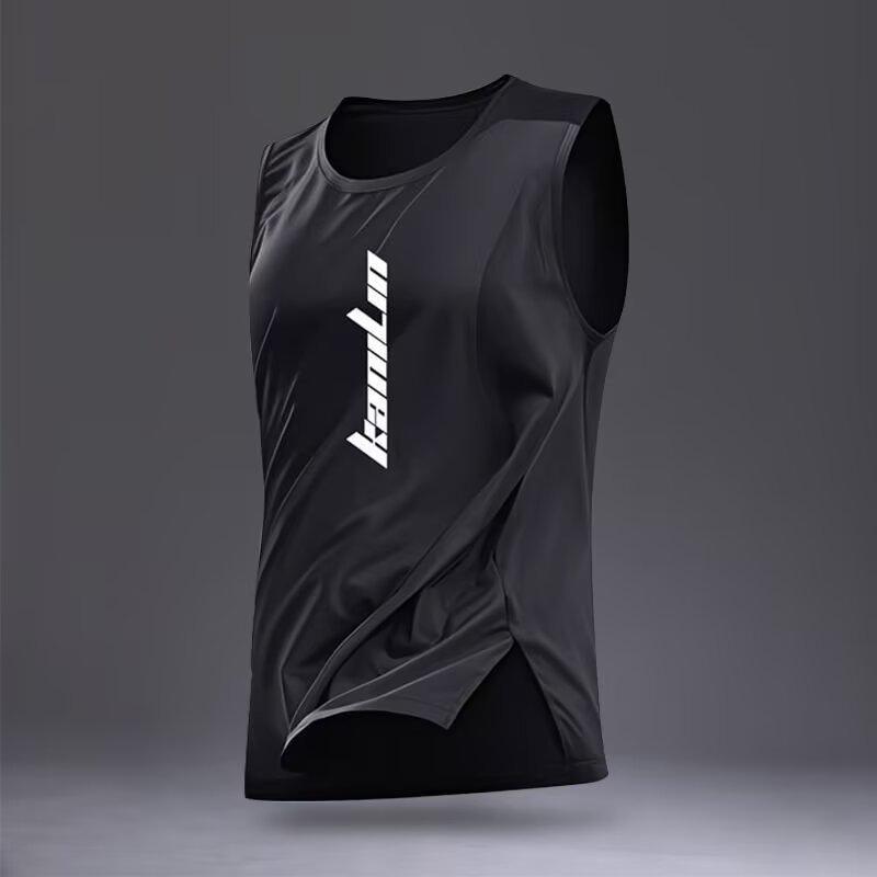 Men s Quick-Dry Sleeveless Sports Vest for Running, Fitness, and Basketball Training XL