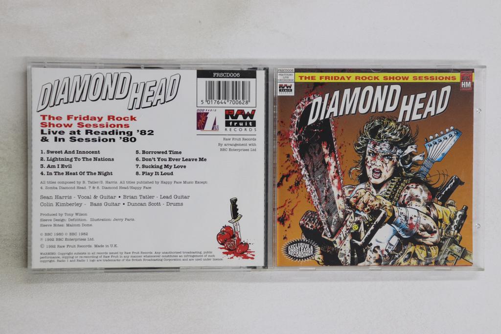 CD DIAMOND HEAD - The Friday Rock Show Sessions FRSCD006 Raw Fruit Recor 1992 UK Metal Gebraucht
