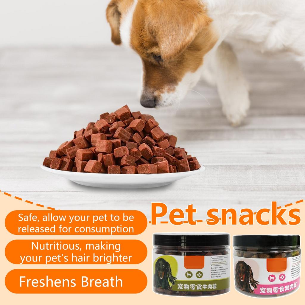Dog Snacks Include Beef Granules, Chicken Granules, Training Rewards For Teddy, Corgi And Small And Medium-sized Dogs, And Calcium Supplement