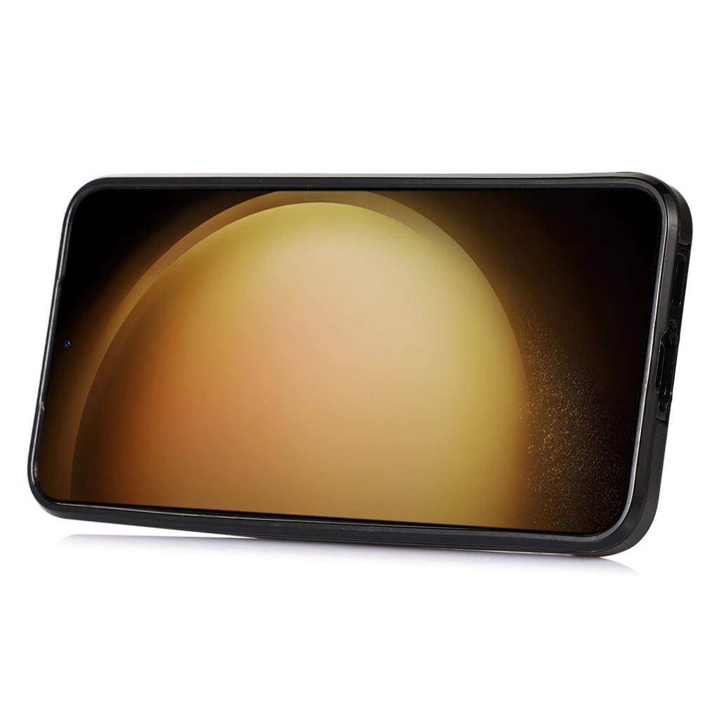 För Samsung Galaxy A36 5G Fodral Korthållare Ställ PU Läder+TPU Telefonskal med Axelrem