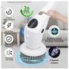 8-in-1 Multifunctional Electric Cleaning Brush Bathroom Kitchen Rotary Scrubber Household Handheld Rotatable Cleaning Tool