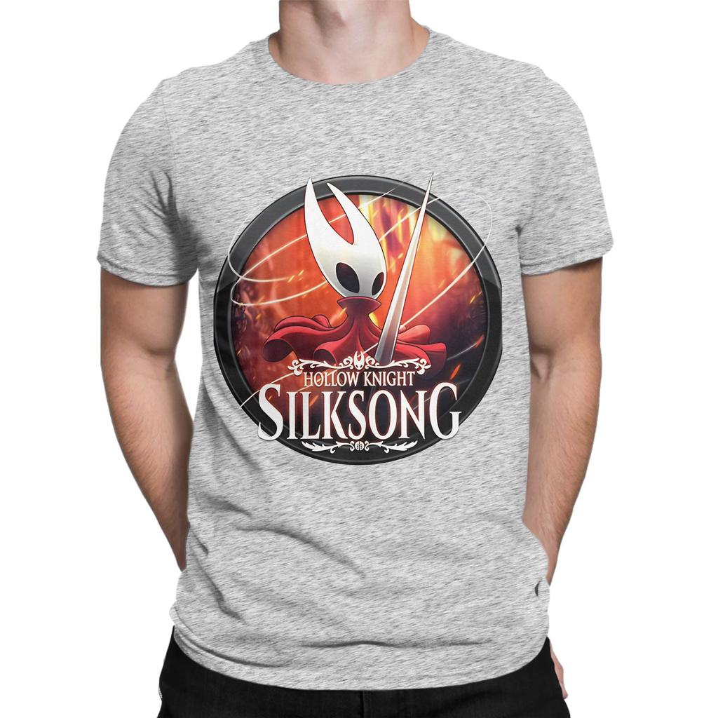 Hollow Knight Silksong orange Funny Graphic 100 Cotton TShirt Hollow Knight Silksong Tops Tees For Unisex