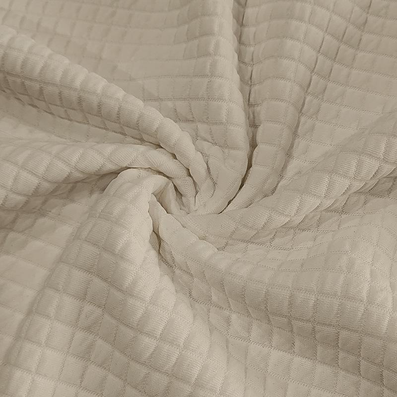 Fashionable Men's Casual Sweatshirt with Jacquard Small Check Embroidered Patchwork Stand Collar Loose-Fit Top