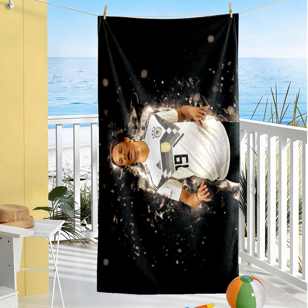 Santi Cazorla Arsenal Legend Beach Towel Super Soft & Absorbent Comfortable Lightweight Suitable for Swimming, Gym, Camping, Yoga Vacation