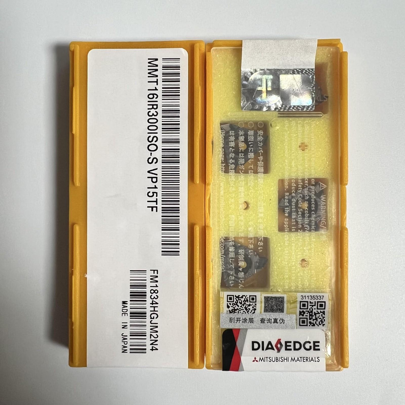 

MITSUBISHI / MMT16IR300ISO-S VP15TF / Carbide CNC Blade 10 Pcs