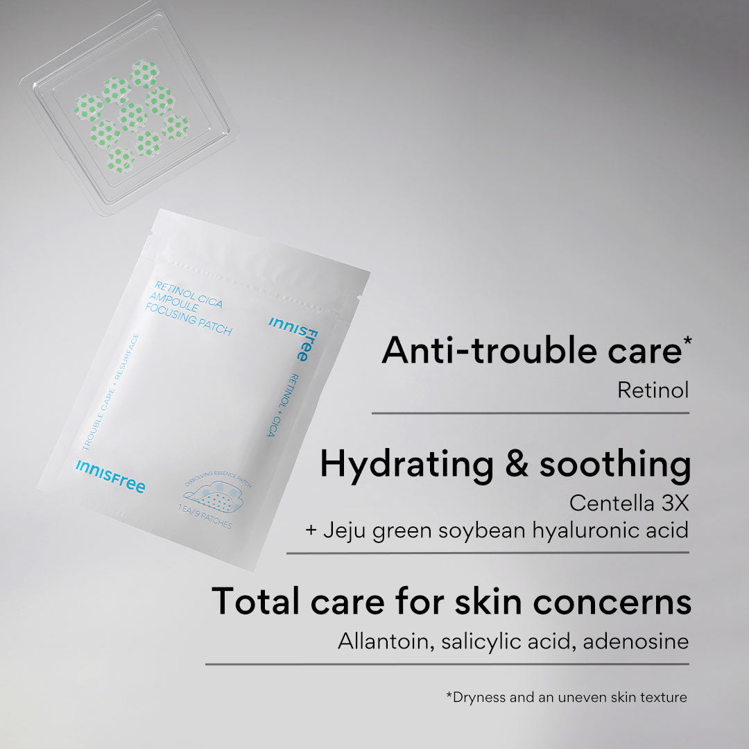 Retinol Cica Ampoule Focusing Patch 9ea