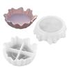 Lace Round Fruit Plate Silicone Mold DIY Epoxy Resin Large Storage Bowl Tray Container Creative Ornament Tray Mould