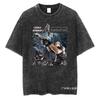 Vintage Washed Leon S Kennedy Resident Evil 4 T-Shirt Men And Women