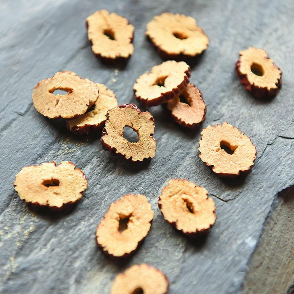 Fette di Giuggiole Essiccate Tisana Digestione Sana Frutta Foglia Larga Cinese Bevanda Naturale