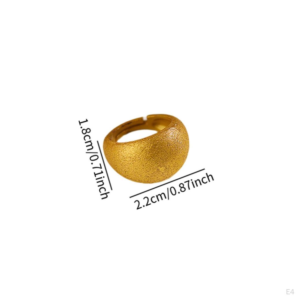 Brushed Ring Copper Round Wedding for Birthday Graduation Mother's Day