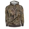 Men and Women Outdoor Fishing Camping Hunting Clothing Spring Autumn Maple Leaf Camouflage 3D Hoodie Fashion Hooded Jacket