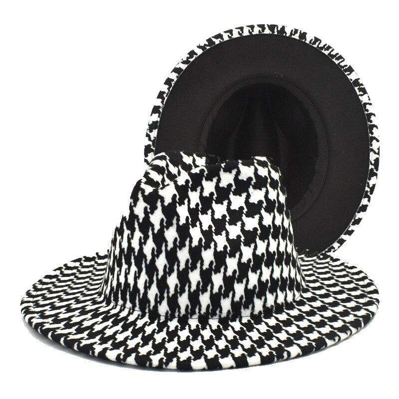 Men Female Letter Fedora Pattern Hats Casual Vintage Autumn Winter Leopard Caps Jazz Outdoor Designed Luxury Hat Sombreros Gifts