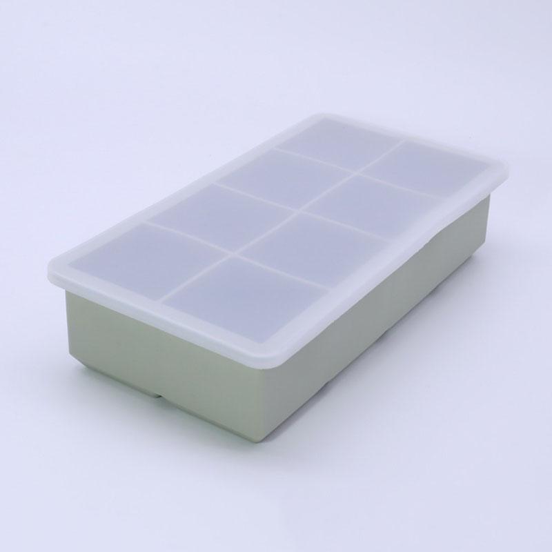 

WTEMPO Большие силиконовые формы для льда 1 шт., 6 сеток, для коктейлей с виски, для хранения охлажденных напитков, кухонная утварь, предметы первой необходимости для квартиры, праздничные атрибуты 1pc зелёный