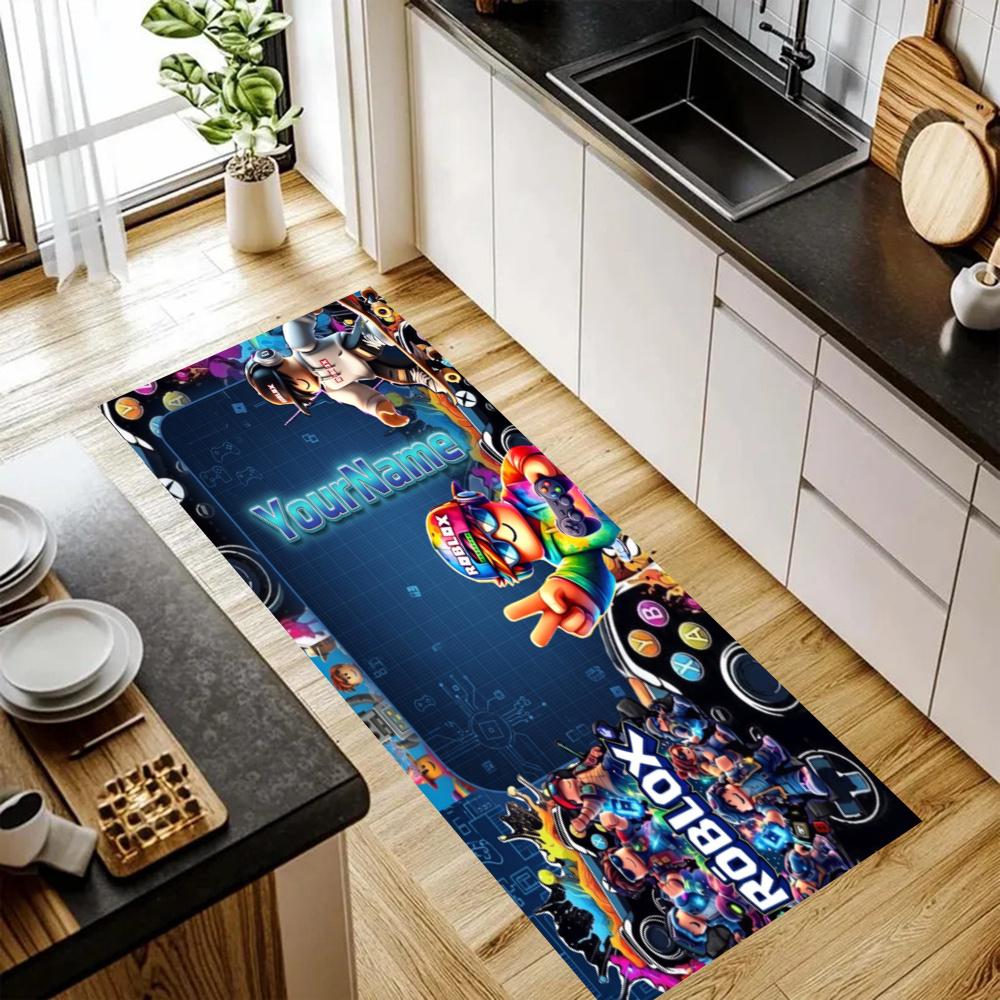 Roblox Customize Your Name Kitchen Rug Runner Rug Laundry Mat Hallway Entryway The Best Gift Choice