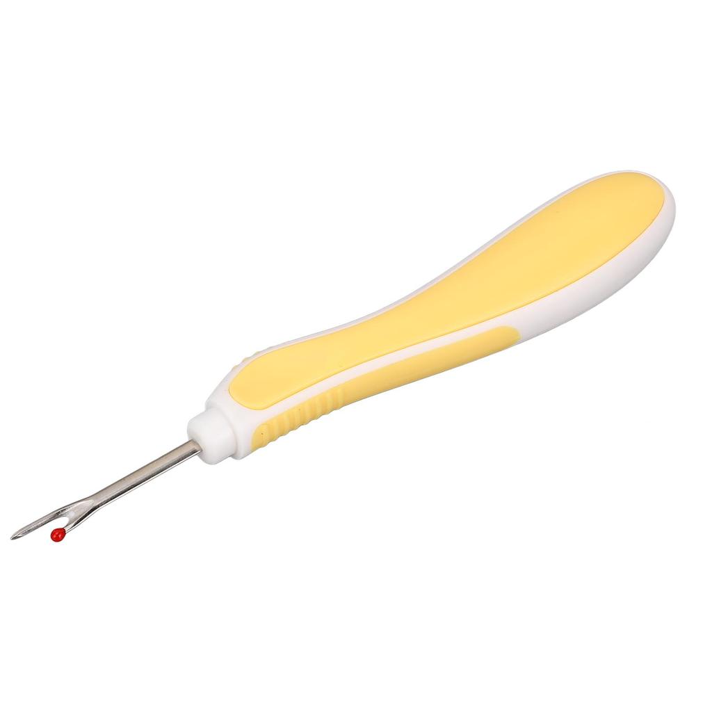 Seam Ripper Ergonomic Silicone Handle Labor Saving Sewing Stitch Remover Thread Unpicker Yellow