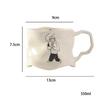 Creative Ceramic Irregular Mug Pair Simple Couple Cup Gift Office Coffee Cup Breakfast Milk Tea Cup