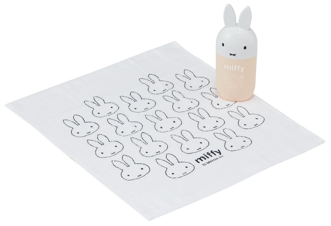 

Skater Portable Towel Miffy Die-Cut Case, OA6D-A